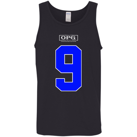 OPG Custom Design #17. Back 9. 100% Cotton Tank Top