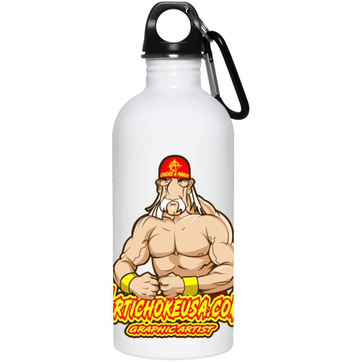 ArtichokeUSA Character and Font Design. Let’s Create Your Own Design Today. Fan Art. The Hulkster. 20 oz. Stainless Steel Water Bottle