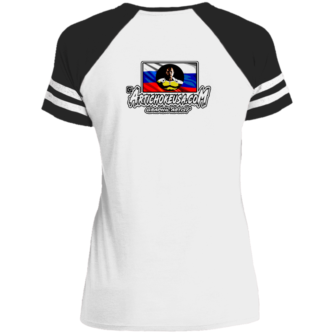 ArtichokeUSA Custom Design. One Punch Fedor. Fedor Emelianenko/One Punch Man Fan Art. Ladies' Game V-Neck T-Shirt