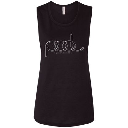 The GHOATS Custom Design. #3 POOL. APA Parody. Ladies' Flowy Muscle Tank