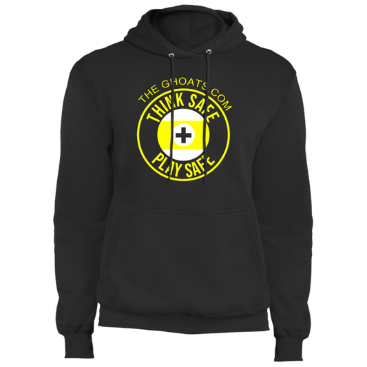 The GHOATS Custom Design. #31 Think Safe. Play Safe. Fleece Pullover Hoodie