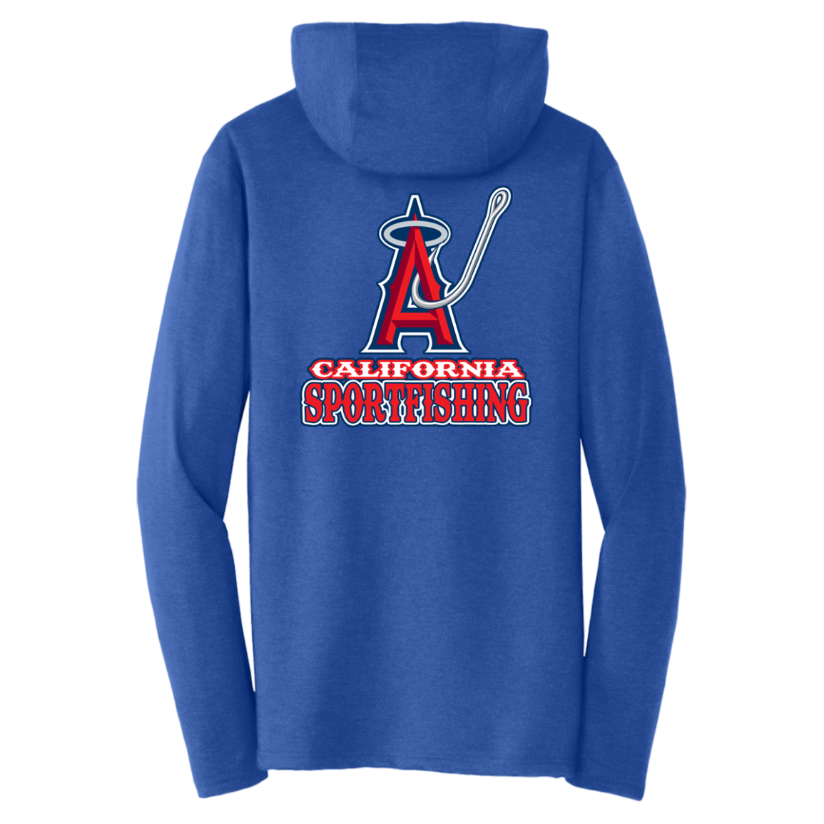 ArtichokeUSA Custom Design. Anglers. Southern California Sports Fishing. Los Angeles Angels Parody. Triblend T-Shirt Hoodie