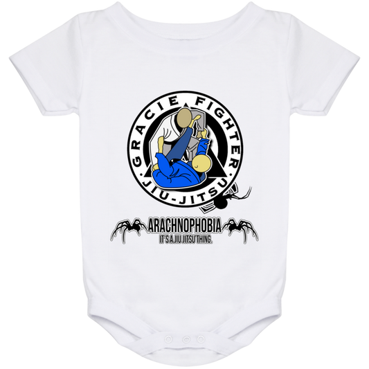Artichoke Fight Gear Custom Design #1. Arachnophobia. It's A Jiu Jitsu Thing. Spider Guard. BJJ. Baby Onesie 24 Month