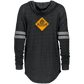 ArtichokeUSA Custom Design. Art Work Ahead. 24,901 Miles (Miles Around the Earth). Ladies Hooded Low Key Pullover