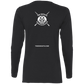 The GHOATS custom design #10. All Seeing Eye. Ladies' Cotton LS T-Shirt