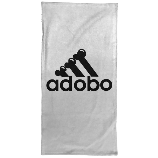 ArtichokeUSA Custom Design. Adobo. Adidas Parody. Towel - 15x30