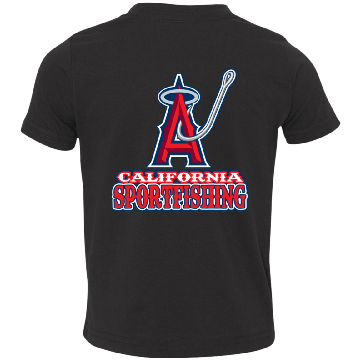 ArtichokeUSA Custom Design. Anglers. Southern California Sports Fishing. Los Angeles Angels Parody. Toddler Jersey T-Shirt