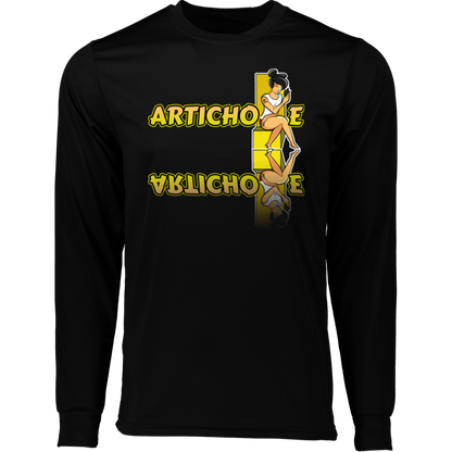 ArtichokeUSA Character and Font Design. Let’s Create Your Own Design Today. Betty. Long Sleeve Moisture-Wicking Tee
