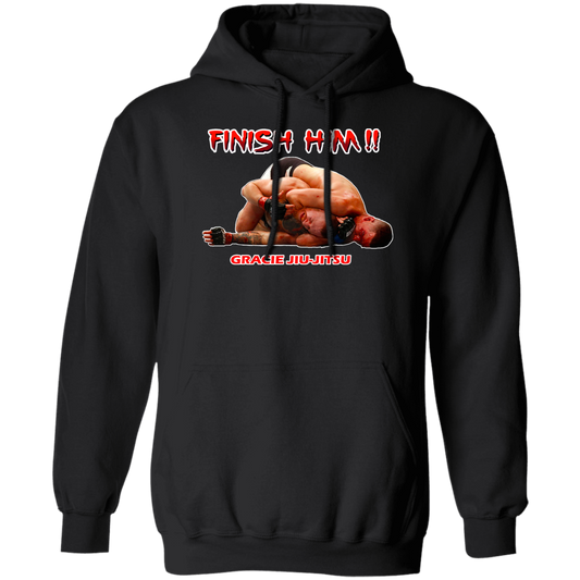 Artichoke Fight Gear Custom Design #8. Finish Him! 50/50 Blend Pullover Hoodie