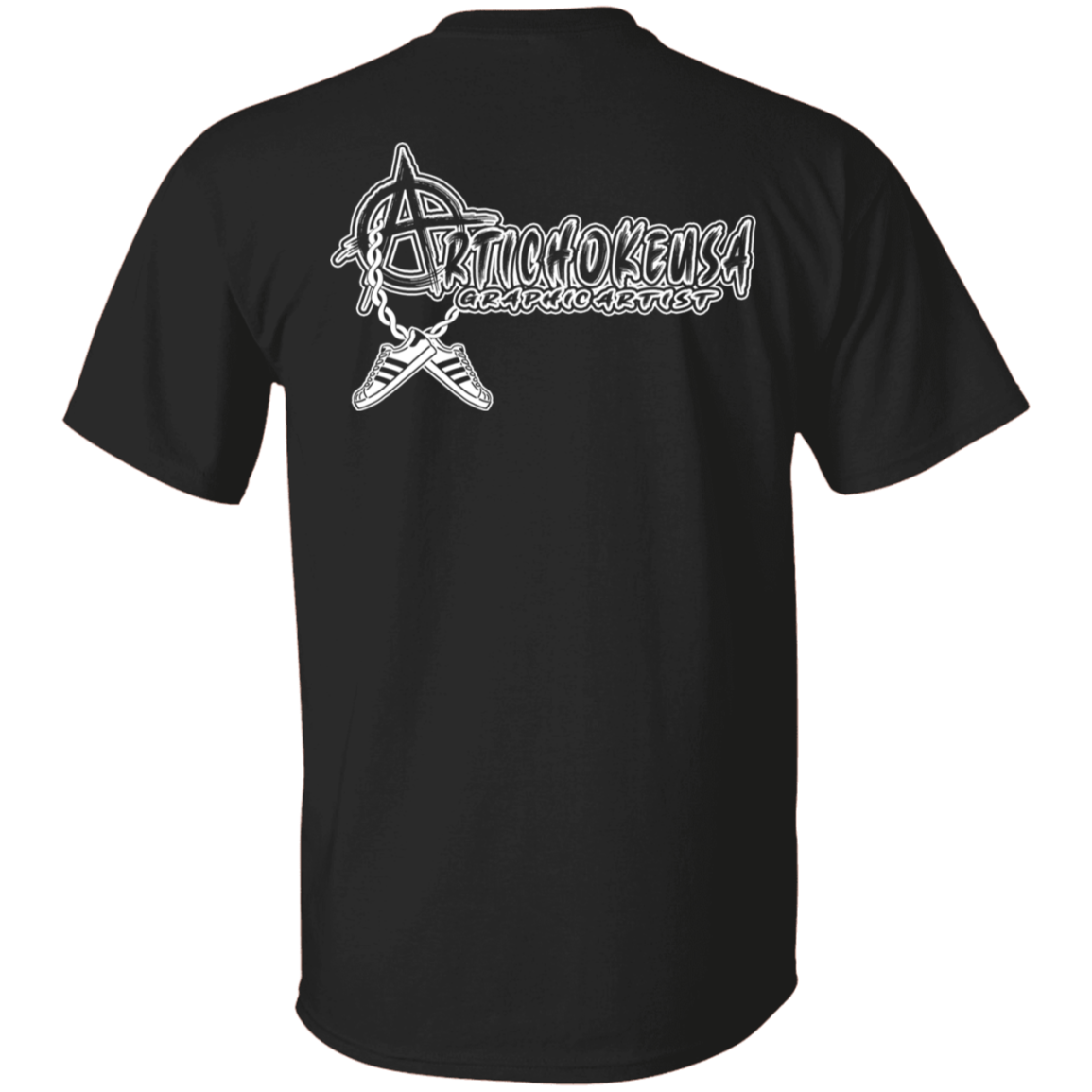 ArtichokeUSA Custom Design. Straight Outta Old School. The GOATs of Rap. Fan Art. 5.3 oz. T-Shirt