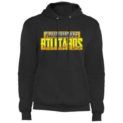 The GHOATS Custom Design. #27 PlayerUnknown's Billiards. PUBG Parody. Fleece Pullover Hoodie