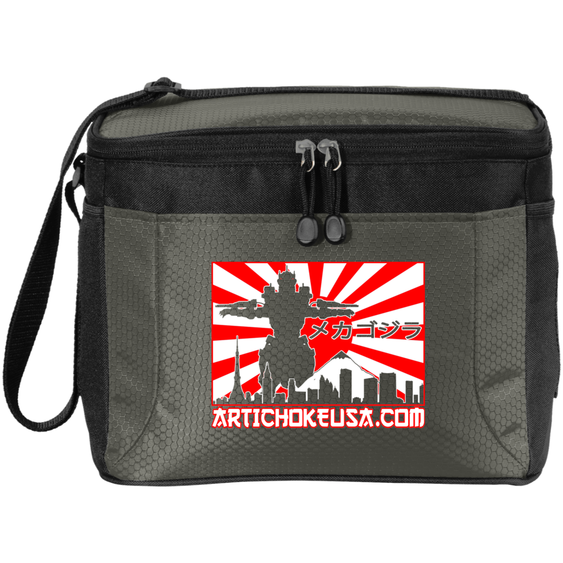 ArtichokeUSA Custom Design. Fan Art Mechagodzilla/Godzilla. 12-Pack Cooler