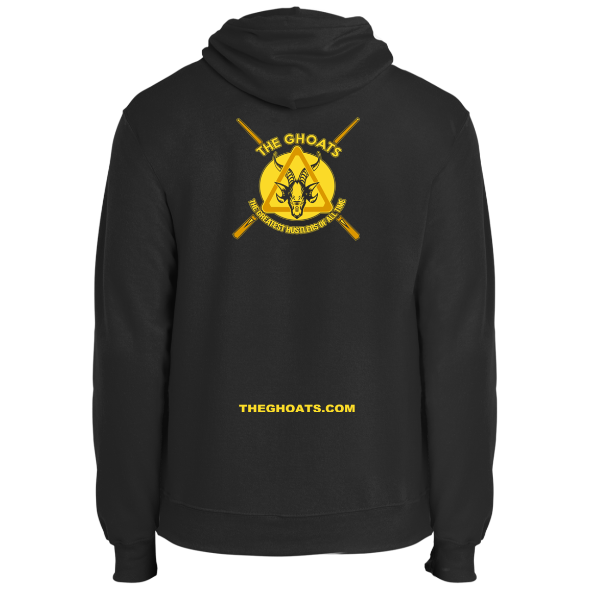 The GHOATS Custom Design. #27 PlayerUnknown's Billiards. PUBG Parody. Fleece Pullover Hoodie