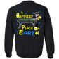 The GHOATS custom design #14. The Happiest Place On Earth. Fan Art. Crewneck Pullover Sweatshirt