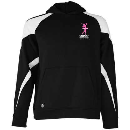 OPG Custom Design #16. Get My Nine. Female Version. Youth Athletic Colorblock Fleece Hoodie