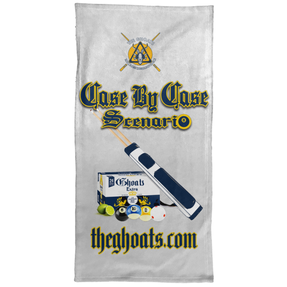 The GHOATS Custom Design. #6 Case by Case Scenario. Towel - 15x30
