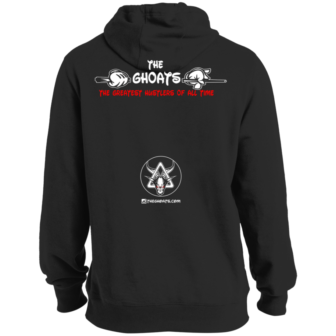 The GHOATS Custom Design. #5 The Best Offense is a Good Defense. Tall Pullover Hoodie