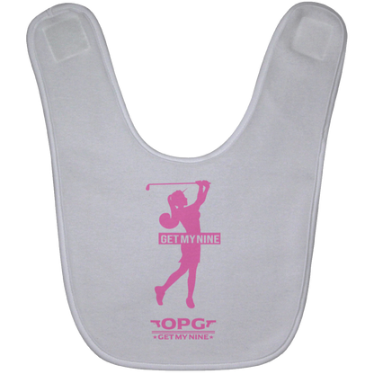 OPG Custom Design #16. Get My Nine. Female Version. Baby Bib