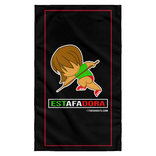The GHOATS Custom Design. #30 Estafadora. (Spanish translation for Female Hustler). Wall Flag