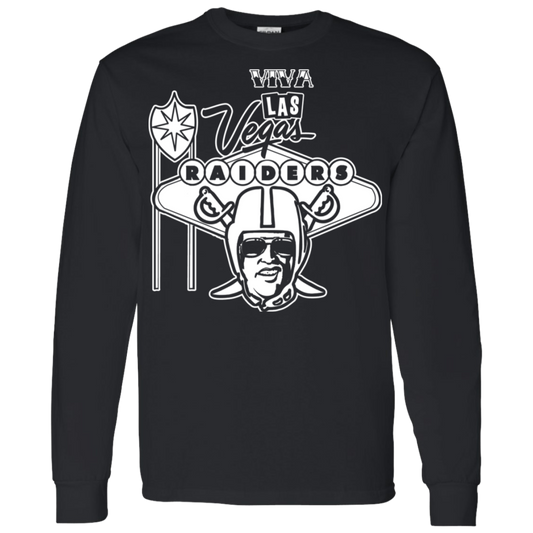 ArtichokeUSA Custom Design. Las Vegas Raiders. Las Vegas / Elvis Presley Parody Fan Art. Let's Create Your Own Team Design Today. LS T-Shirt 5.3 oz.