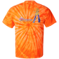 ArtichokeUSA Character and Font design. Let's Create Your Own Team Design Today. Dama de Croma. 100% Cotton Tie Dye T-Shirt