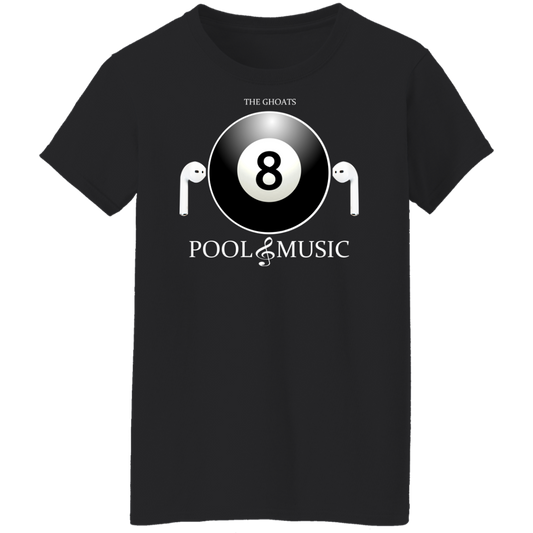 The GHOATS Custom Design. #19 Pool & Music. Ladies' Basic T-Shirt