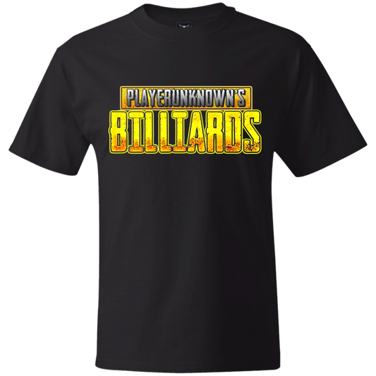 The GHOATS Custom Design. #27 PlayerUnknown's Billiards. PUBG Parody. Heavy Cotton T-Shirt