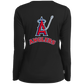 ArtichokeUSA Custom Design. Anglers. Southern California Sports Fishing. Los Angeles Angels Parody. Ladies’ Long Sleeve Performance V-Neck Tee