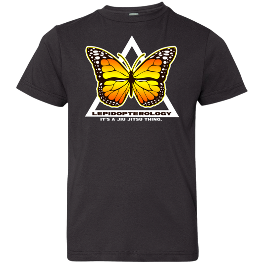 Artichoke Fight Gear Custom Design #6. Lepidopterology (Study of butterflies). Butterfly Guard. Youth Jersey 100% Combed Ringspun Cotton T-Shirt