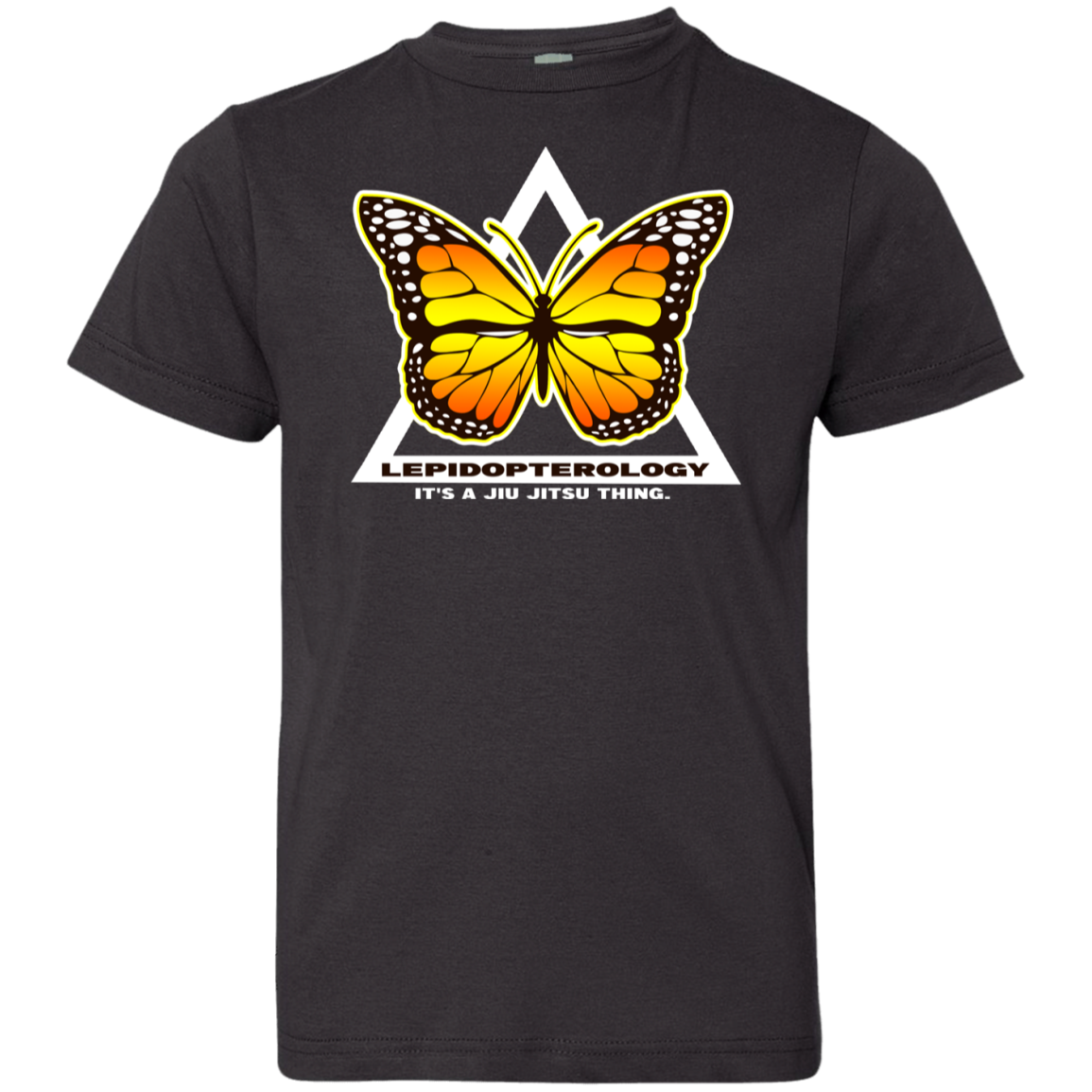 Artichoke Fight Gear Custom Design #6. Lepidopterology (Study of butterflies). Butterfly Guard. Youth Jersey 100% Combed Ringspun Cotton T-Shirt