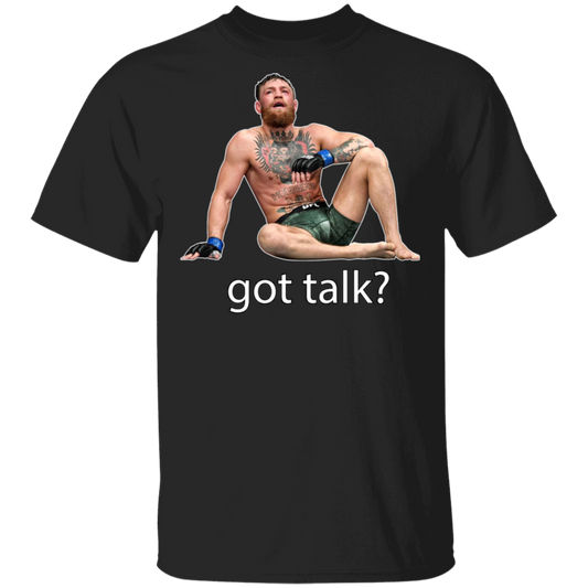 Artichoke Fight Gear Custom Design #12. Got Talk? MMA. Men's 100% Cotton T-Shirt