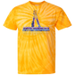 ArtichokeUSA Character and Font design. Let's Create Your Own Team Design Today. Dama de Croma. 100% Cotton Tie Dye T-Shirt