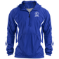 OPG Custom Design #20. 1st Annual Hackers Golf Tournament. 100% Polyester Shell Color Block Raglan Anorak