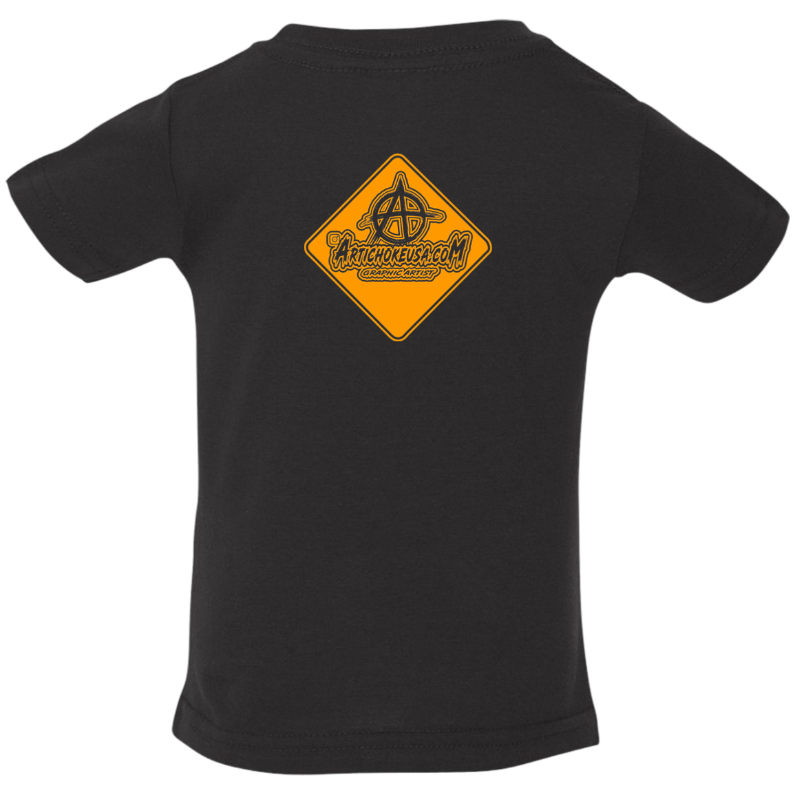 ArtichokeUSA Custom Design. Art Work Ahead. 24,901 Miles (Miles Around the Earth). Infant Jersey T-Shirt