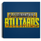 The GHOATS custom design #25. PlayersUnknown Billiards. PUBG Parody. Pool / Billiards. Square Canvas .75in Frame