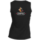 Custom Design #15. Golf Southern California with Yogi Fan Art. Ladies' Sleeveless V-Neck