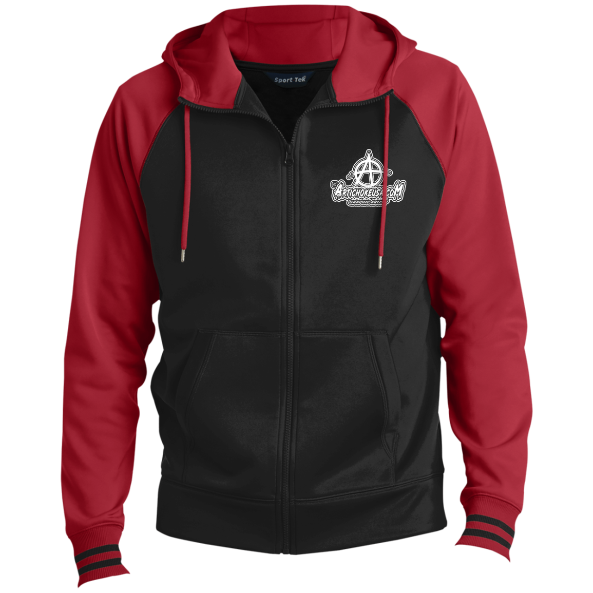Embroidered Men's Sport-Wick® Full-Zip Hooded Jacket