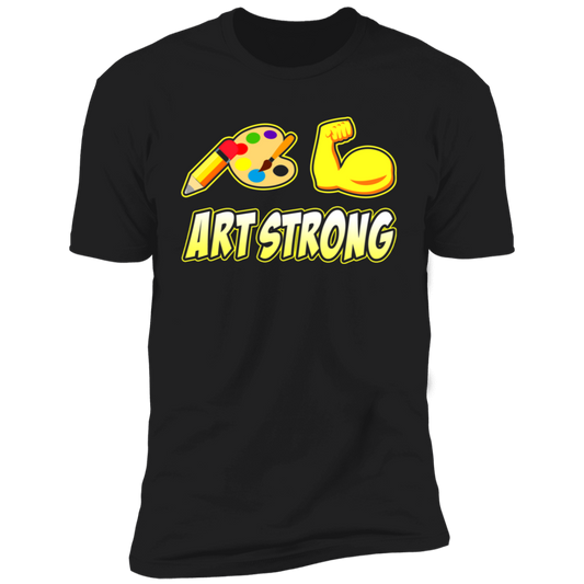ArtichokeUSA Custom Design. Art Strong. Men's Premium Short Sleeve T-Shirt