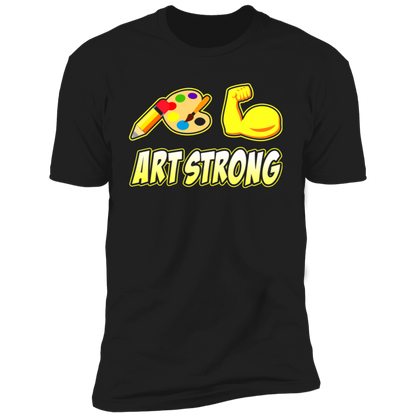 ArtichokeUSA Custom Design. Art Strong. Men's Premium Short Sleeve T-Shirt