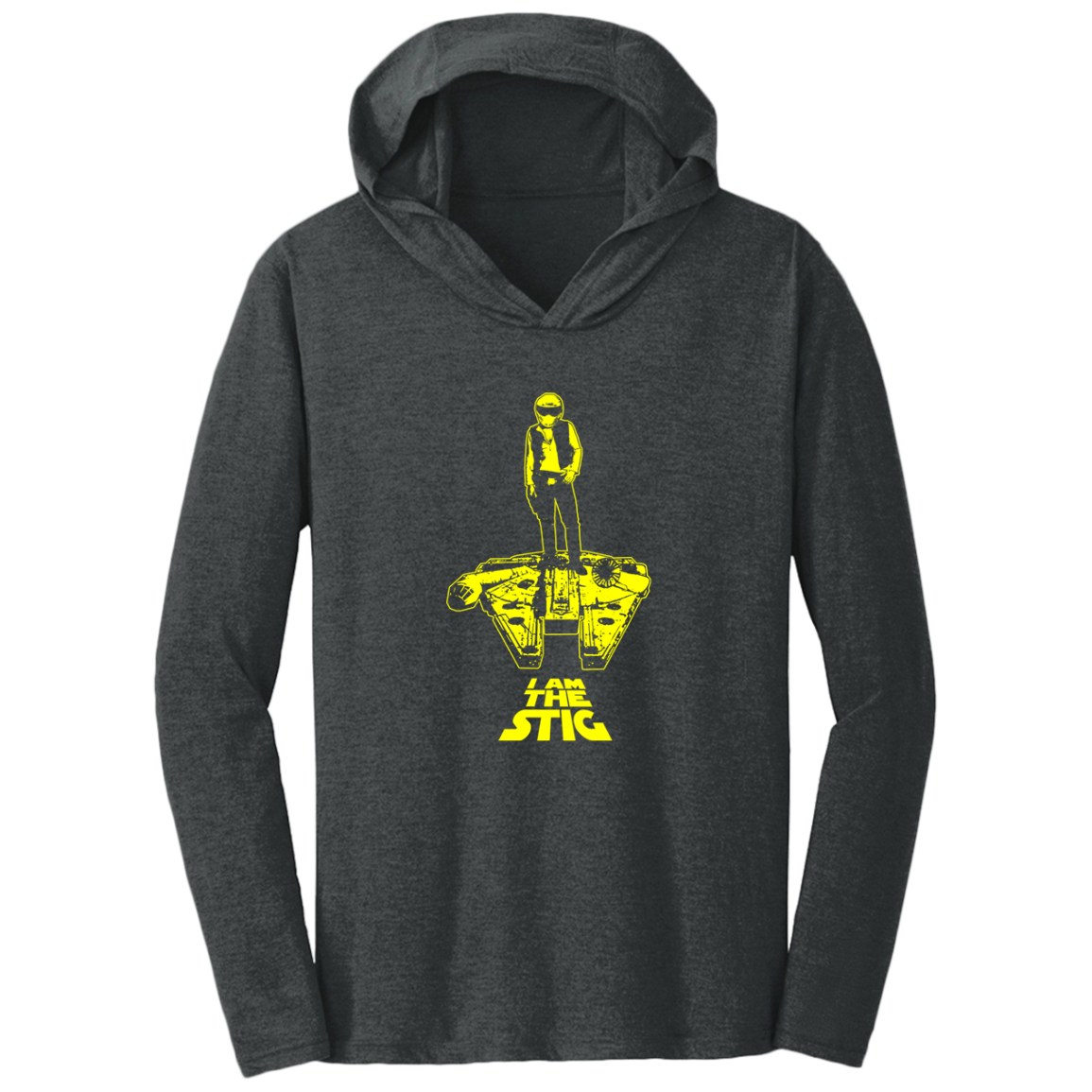 ArtichokeUSA Custom Design. I am the Stig. Han Solo / The Stig Fan Art. Triblend T-Shirt Hoodie