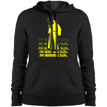 ArtichokeUSA Custom Design. You Miserable Slug. Carrie Fisher Tribute. Star Wars / Blues Brothers Fan Art. Parody. Ladies' Pullover Hooded Sweatshirt