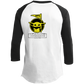 OPG Custom Design #21. May the course be with you. Parody / Fan Art. 3/4 Raglan Sleeve Shirt 100% Ringspun Combed Cotton