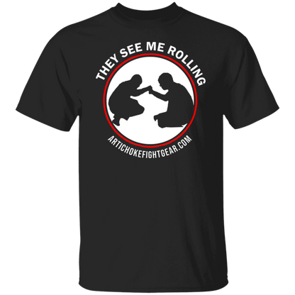 Artichoke Fight Gear Custom Design #16. They See Me Rolling. 100% Cotton T-Shirt