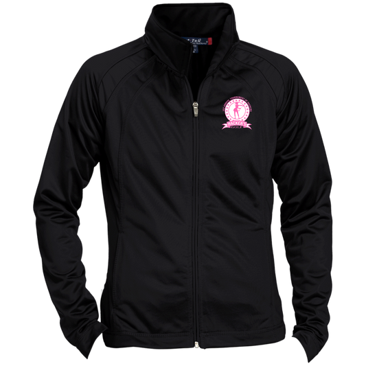 ZZZ#20 OPG Custom Design. 1st Annual Hackers Golf Tournament. Ladies Edition. Ladies' Raglan Sleeve Warmup Jacket