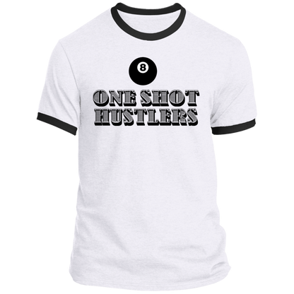 The GHOATS Custom Design. #22 One Shot Hustlers. Ringer Tee