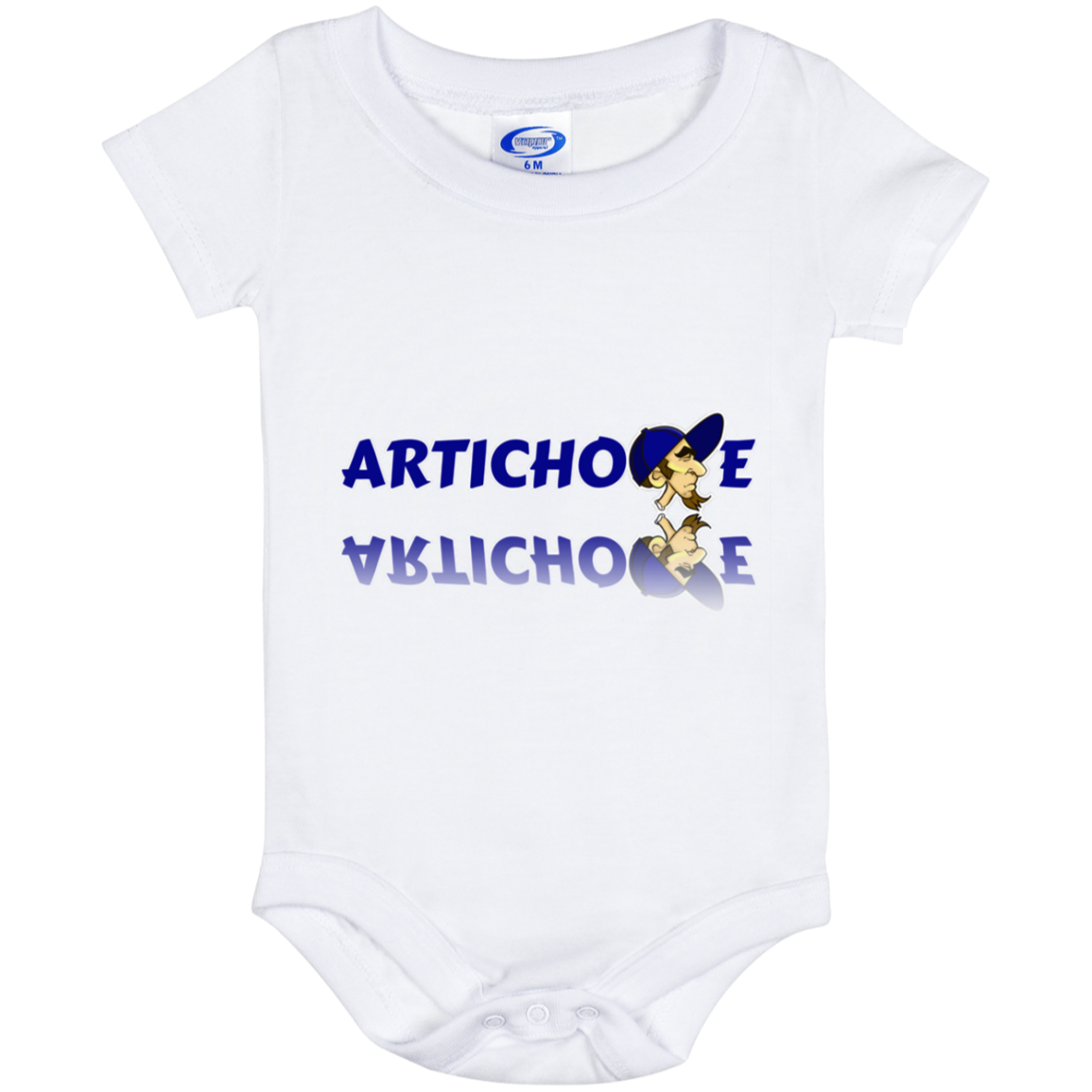ZZ#20 ArtichokeUSA Characters and Fonts. "Clem" Let’s Create Your Own Design Today. Baby Onesie 6 Month