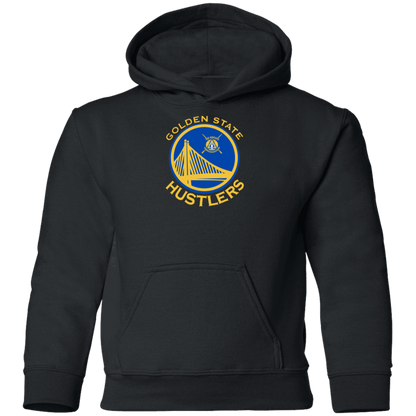 The GHOATS Custom Design. #12 GOLDEN STATE HUSTLERS.	Youth Pullover Hoodie