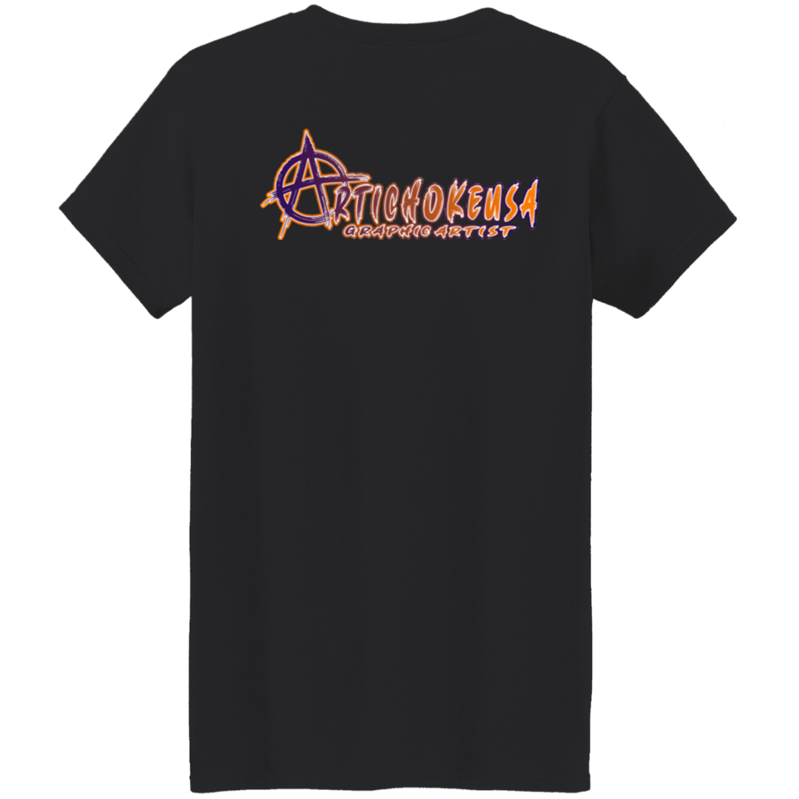 ArtichokeUSA Character and Font design. Let's Create Your Own Team Design Today. Arthur. Ladies' 5.3 oz. T-Shirt