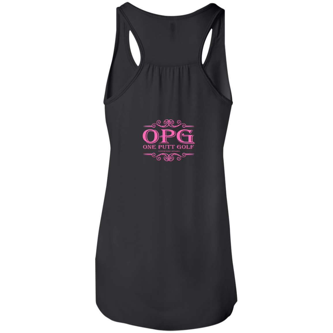 OPG Custom Design #5. Golf Tee-Shirt. Golf Humor. Flowy Racerback Tank