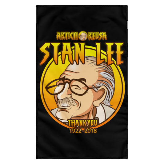 ArtichokeUSA Character and Font design. Stan Lee Thank You Fan Art. Let's Create Your Own Design Today. Wall Flag